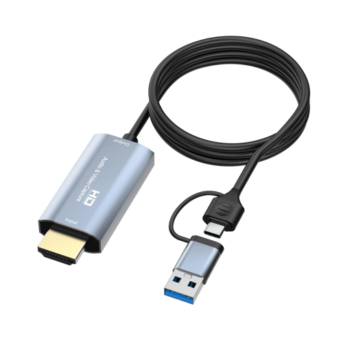 4K - Συμβατό με κάρτα λήψης Type-C+USB Κάρτα λήψης βίντεο 1,8M 2