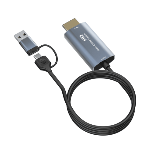 4K - Συμβατό με κάρτα λήψης Type-C+USB Κάρτα λήψης βίντεο 1,8M 1