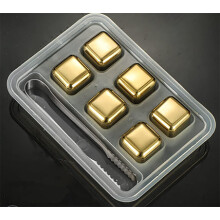 Stainless Steel Whiskey Stones Set – Reusable NonDiluting Drink Cooling Cubes Gift for Whiskey