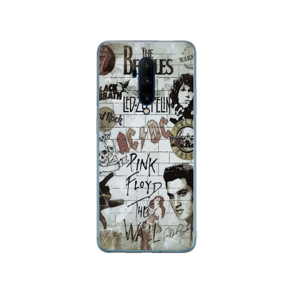 Oneplus 7T Pro Transparent Case Rock Band Design 900223055200