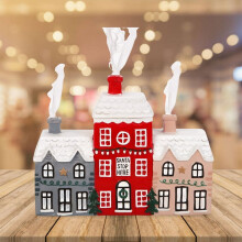 Brûleur d'encens pour la maison, brûleur d'encens conique pour Noël et l'hiver, brûleur d'encens cheminée pour la maison ou le bureau