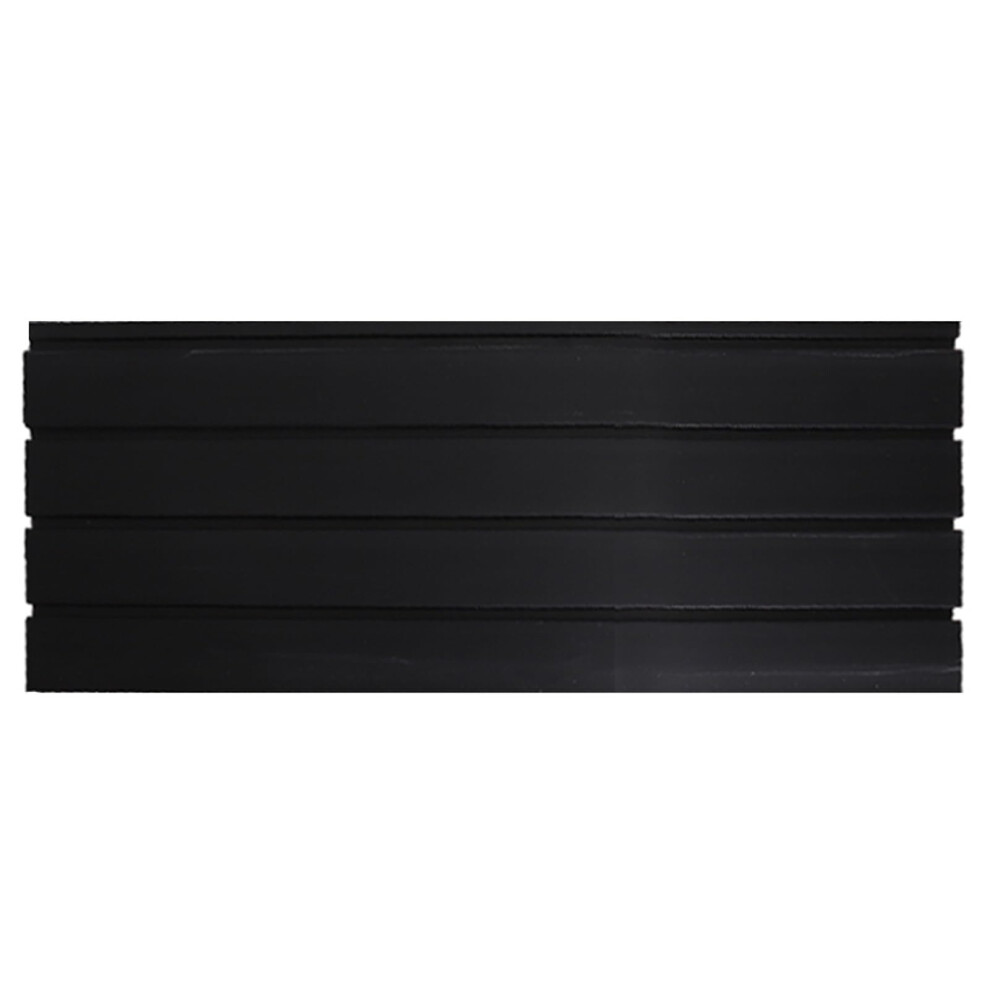 Black Slatwall Wall Panel With Display Shelves For Garage Tools, Craft Storage, Home Workshop 60X31cm 9099447792358
