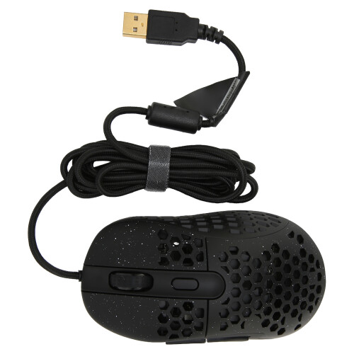 Gaming Mouse With Honeycomb Pattern Ergonomic Wired Design High Sensitivity Sensor Adjustable Dpi RGB Backlit Programmable Functions Driver Customizat 1