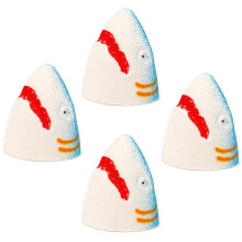 Shark Bath Bomb for Kids, Colorful Fizzy Ocean Animal Gift Set, Playful Shark Shape (4pcs)