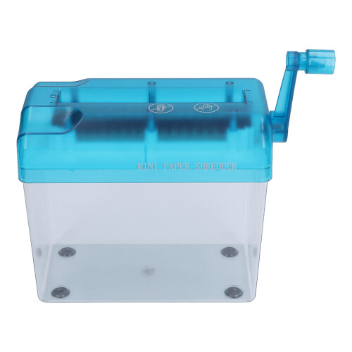 Manual Document Shredder, Mini Hand Shredder for Easy and Convenient Destruction of Sensitive Documents 1