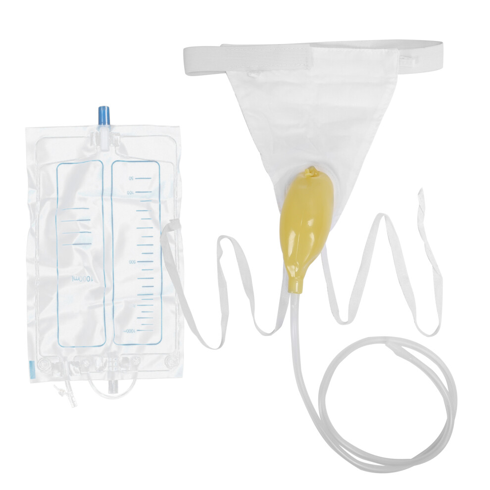 Urinary Drainage Bag For Bedridden Patients, Anti-reflux Valve Urine Bag With Hygienic Design, Easy Urine Output Determination For Frequent Urination