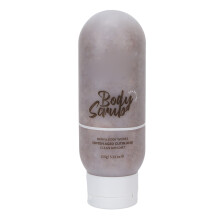 Revitalizing Body Scrub, Brightening Boost Mineral Sea Salt & Walnut Shell Powder 150g, For Gentle Exfoliation & Safe Ingredients