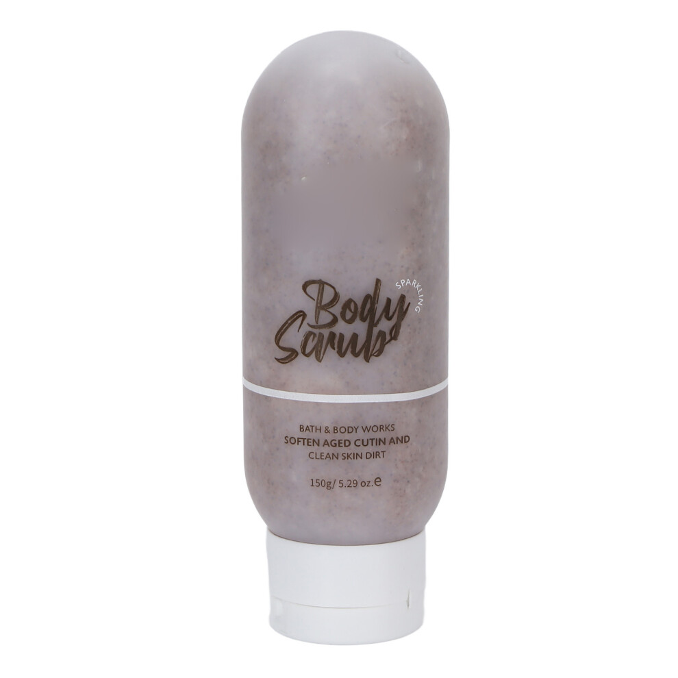 Revitalizing Body Scrub, Brightening Boost Mineral Sea Salt & Walnut Shell Powder 150g, For Gentle Exfoliation & Safe Ingredients