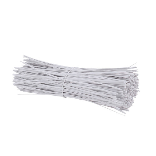 2000 Pcs Heavy Duty Cable Ties Zip White Self- Locking Wire Wraps Cord Kit Iron Core 2