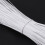 2000 Pcs Heavy Duty Cable Ties Zip White Self- Locking Wire Wraps Cord Kit Iron Core 2