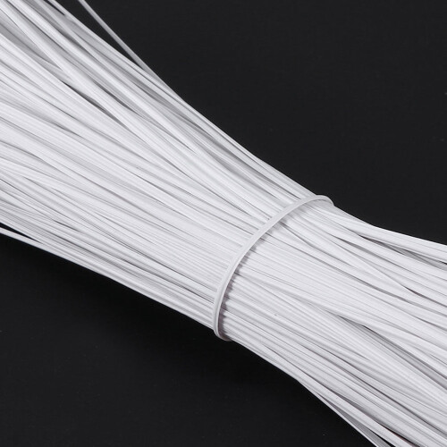 2000 Pcs Heavy Duty Cable Ties Zip White Self- Locking Wire Wraps Cord Kit Iron Core 1