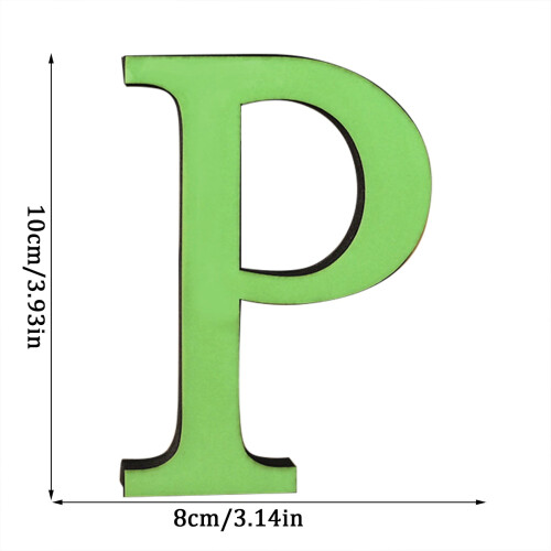 Winysin26Letters DIY3D Αυτοκόλλητα τοίχου με ακρυλικό καθρέφτη, διακόσμηση σπιτιού, 2