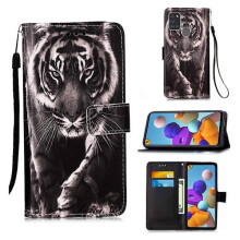 Samsung Galaxy A21s -yhteensopiva lompakkokotelo – Tiger
