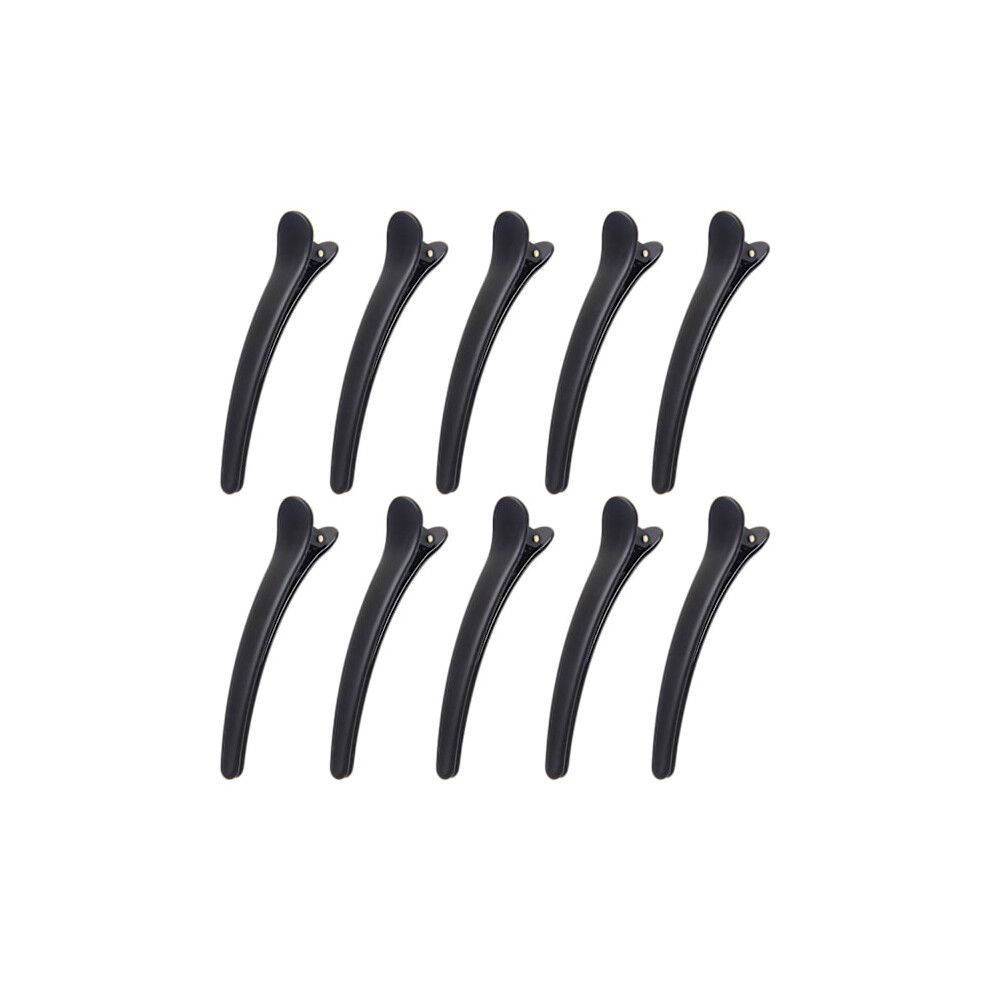 10 Pcs Professional Hair Clips - Black 9164030752832