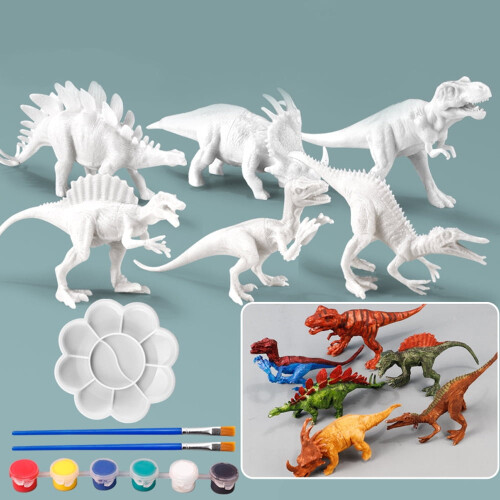 Κιτ ζωγραφικής δεινόσαυρων CNKOO3D με 6 δεινόσαυρους για παιδιά ηλικίας 3-15 ετών,
