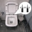 2 Stück WC-Sitzscharniere, WC-Sitzbeschläge, WC-Sitzzubehör 6
