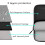 Capa para laptop compatível com MacBook Air 15 polegadas M2A2941 2023 / Pro 15A1990A1707, Surface Laptop 5/4/3 de 15 polegadas, HP 4