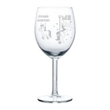 Weinglas-Kelch Tante Superstar Einhorn Lustige Tante (10oz)