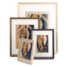 Framatic Woodworks, 8x10" Old Barn Grey Hardwood Frame Matted for a 5x7" Photograph