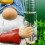 Βροχόμετρα, άγαλμα κήπου Gnome με 2 γυάλινους σωλήνες, χειροποίητος βαμμένος 3