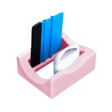 WJSXC (Soporte para taza + raspador) Taza pequeña de silicona Tomak Soporte para taza de silicona Soporte para taza de vidrio A