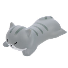 Reposamuñecas Eease Small Cat para ordenador portátil de oficina, color gris.