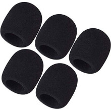 WOVTE5-zakjes schuimrubberen hoesjes voor handmicrofoons (5 stuks)