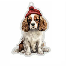 XHLQCBL Lagerabverkauf: Niedlicher Hunde-Weihnachtsbaumanhänger aus Acryl – Geschenkidee für Zuhause