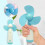 Ανεμιστήρας Creative Handheld Mini Fan Φορητός Φοιτητής No.5dry Μπαταρία Μικρός Ανεμιστήρας 2