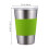 Copos infantis de 500ml com canudo e tampa, com capa isolante térmica. 2