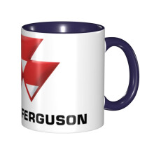 Massey Ferguson Keramik-Kaffeebecher, 325 ml, klassische Trinkbecher mit Henkel für Büro und Zuhause