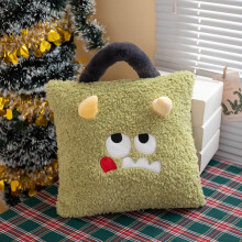 Donemore Nieuwjaar/Kerstdecoraties Rode Pluche Kussenhoezen Superzachte Kussenhoezen voor Bed, Bank, Sofa en Zitbank