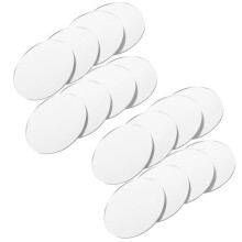 20 Stück Acryl-Spiegelplatten, runde Spiegelplatten, Kosmetikspiegel, Ersatzteil