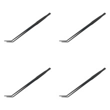4 db-os fekete vízcsipesz, vízcsipesz, homoklapát, vastagított akvárium tereprendezési eszköz, 38 cm, fekete 【 Vízhajlító csipesz】