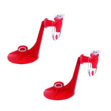 Distributeur d'eau gazeuse 2 litres (lot de 2), compatible avec les bouteilles de 2 litres, support pour réfrigérateur permettant une utilisation