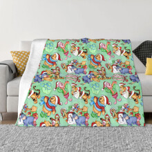 Leuke Winnie de Pooh deken, flanellen fleece dekens en plaids, gezellig warm pluche beddengoed voor op de bank, geschikt voor kinderen en