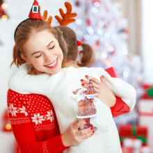 FloHua Kerstdecoraties Binnenhuis Opruiming Woondecoratie KERST LIEVE KERSTMAN Grappige Kerstverzamelobjecten voor Huisdecoratie kerstcadeaus