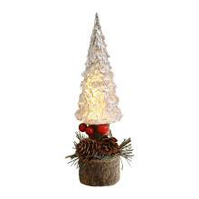 AQITTI Sonderangebot! LED-beleuchteter Weihnachtsbaum, Tischweihnachtsfigur, künstliche Dekoration mit bunten Nachtlichtern für drinnen und draußen