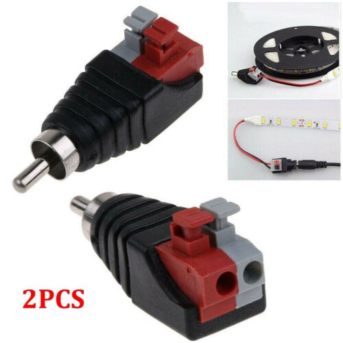 Cabo A/V Sufanic com conector RCA macho para áudio, pacote com 2 unidades