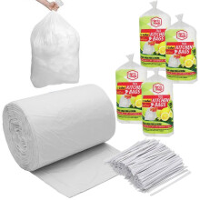 Málaí Bruscair 400Ct Bulk13Gallon Tromshaothair Arda Móra le Cumhrán Úr Líomóide