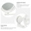 Miroir de maquillage mural pour salle de bain 6