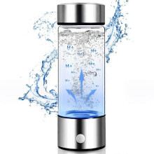 Bouteille d'eau hydrogénée, générateur d'eau hydrogénée, machine à eau hydrogénée en verre rechargeable, gobelet santé pour la maison et