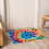 Χαλιά μπάνιου Tie Dye Polyester αντιολισθητικά που πλένονται στο πλυντήριο, χαλάκια 6