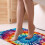 Χαλιά μπάνιου Tie Dye Polyester αντιολισθητικά που πλένονται στο πλυντήριο, χαλάκια 4