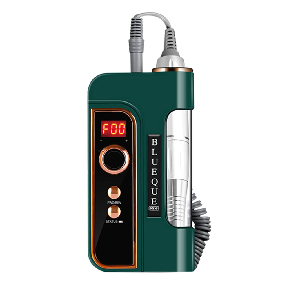 Electric Nail Drill 35000RPM Rechargeable Manicure Pedicure Kit with Replaceable Bits