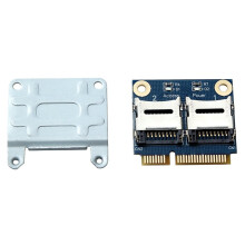 Mini-PCIe-Adapter für Laptops: 2 SSD/HDD-Kartenleser für Micro-SD/SDHC/SDXC/TF-Kartenleser