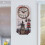 ZPSHYD Wall Clock, Rectangular Wall Clock, European Retro Rectangular Home Living Room Decoration Wall Clock Bar Decoration Clock 2