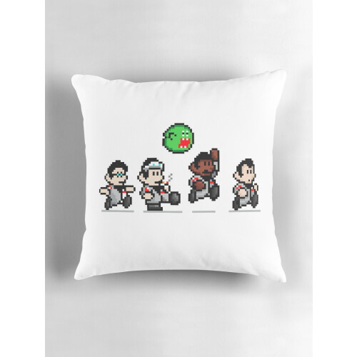 AIVO 8-BIT GHOSTBUSTERS - 0181 Capas de Almofada Decorativas para Sofá, Dupla Face 2