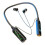 Ακουστικά Bluetooth Jacenvly Sports, Ασύρματα Ενδώτια με Μαγνητικό Λουράκι Λαιμού με Ακύρωση 2