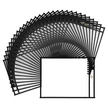 Pacote com 30 Pastas Apagáveis a Seco, Reutilizáveis, Transparentes, para Anotações, Arquivos Suspensos, Ideais para Sala de Aula, Escola e